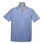 Men's Guayabera Shirt - Cool Mexican, Cuban Wedding and Cigar Clothing, Blue