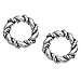 2 pcs Bali 925 Sterling Silver 10mm Heavy Duty Twist Soldered Jump Ring