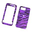 Samsung i900 Omnia Snap On Protector Hard Case Image Cover Purple Zebra