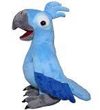 Blue Macaw Rio de Janiero Male Plush Bird Doll