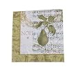 Gold Pear Music Concerto Notes Baroque Napkins Pack Luncheon Size 6.5 by 6.5 inches, pack of 20