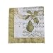Gold Pear Music Concerto Notes Baroque Napkins Pack Luncheon Size 6.5 by 6.5 inches, pack of 20