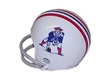 New England Patriots 1965-81 2-Bar Throwback Replica Mini Helmet