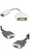 Electronics : Mini-DVI To VGA Adapter plus VGA TO VGA Lead - Complete Set (Adapter + Lead) - Apple Macs To Monitor - AAA Products