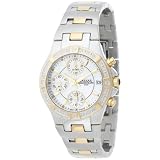 Pulsar Ladies PF8262 Diamond Mother Of Pearl Two-Tone Watch by Pulsar