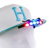 5 LED Baseball Cap/Hat Clip-on Flashlight, Multicolor lights