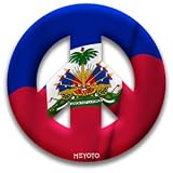 Peace Sign Magnet of Haiti by MEYOTO