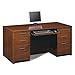 EMBASSY 60871-63 Executive Desk,66",Peds,Tuscany Brown