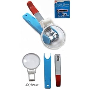 Toe Nail Clippers W Nail Catcher And