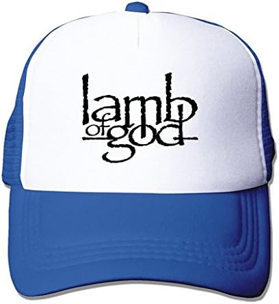 TTGHAT Lamb Of God Printing Snapback Cap Sun Visor Baseball Mesh Hat Blue