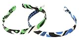 L. Erickson USA 1/2 Ultra Comfort Headband 100% Silk Print - Rikki