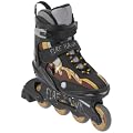 Californian Products Inlineskates Softboot Firehawk "Mongoose", schwarz / braun / beige