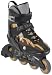 Sports : Californian Products Inlineskates Softboot Firehawk ¿Mongoose¿, schwarz / braun / beige