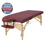 Master Massage Capri Sport Size Massage Table, Maroon, 25 Inches X 68 Inches X 24 Inches-34 Inches