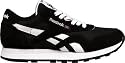 Reebok Children's Classic Nylon Colors Retro Shoes,Black/White,2.5 M