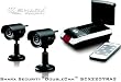 Sharx Security SCX2207RA2 DoubleCam 2.4 GHz Wireless Color Waterproof 2 Camera System with Microphone, Night Vision, Remote Control Receiver