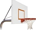 First Team Ruffneck Excel Fixed Height In-Ground Basketball Hoop with 72 Inch Steel Backboard