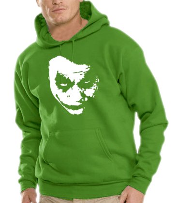 Touchlines Herren Kapuzen Sweatshirt Heath Ledger - JOKER, real green, S, B7138 Preisvergleich