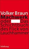 Machwerk oder Das Schichtbuch des Flick von Lauchhammer - Volker Braun