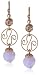 1928 Jewelry Morado Amor Filigree Drop Earrings