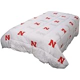 LSU Tigers NCAA Comforter Set (Rotary-White)