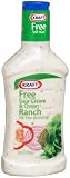 Kraft Free Sour Cream & Onion Ranch Fat Free Dressing, 16-Ounce Plastic Bottles (Pack of 6)