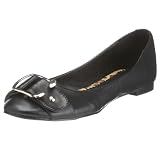 ODEON Women's BUCKLE BALLERINA GREY PAT LS6529 5 UK Regular
