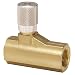 Parker 003371002 337 Series Brass Micrometer Flow Control Valve, 3/8" NPTF Port, 250 psi, Fine Adjustment, 59 scfm