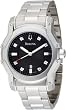 Bulova Men's 96D109 Diamond Black Dial Bracelet Watch