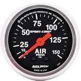 Auto Meter 3320 Sport-Compact Mechanical Air Pressure Gauge