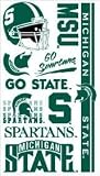 Sporting Goods : Michigan State Spartans Temporary Tattoos Set (Set of 6 Sheets)