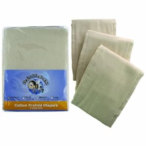 Click to buy Cloth Baby Diapers Supplies: Swaddlebees 6 Piece Prefold Diapers from Amazon!