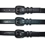Women's Dress Belt with Leather Covered Buckle by Sarah B Studio
