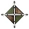 Iron Wall Decor with Shield Design