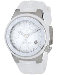 Swiss Legend Womens 11840P-02-WHT Neptune White Dial White Silicone Watch