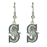 Seattle Marineers - MLB Team Logo Dangler Earrings