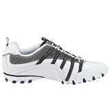 Skechers Womens BIKERS - FLOWER GIRL White / black 99999028 WBK 7 UK