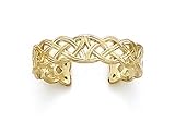 14k Celtic Band Adjustable Toe Ring - JewelryWeb