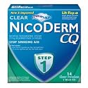 Nicoderm CQ Step 1 14 Clear Patches 2-Week Kit