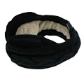 Kitsound Knitted Music Ear Muffs with Mic for iPhone, iPod and MP3 - Black