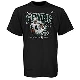 Reebok New York Jets Black Welcome Back Brett Favre T-shirt