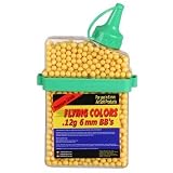 Flying Colors 2000ct Premium Square Bottle w/Belt Clip Airsoft BBs - .12g - Yellow