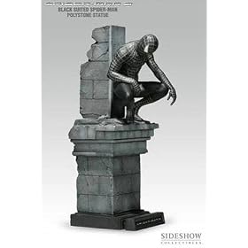 Black Costume Spider-Man Statue