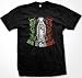 Our Lady of Guadalupe Mens Mexico T-shirt, Red White and Green Señora de Guadalupe Design Tee Shirt
