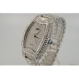 Adee Kaye XL Iced Out Platinum Plated Watch With Pave Set Austrian Crystals by Adee Kaye