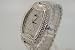 Adee Kaye XL Iced Out Platinum Plated Watch With Pave Set Austrian Crystals