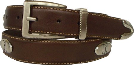 PGA TOUR Leather Concho Golf Belt