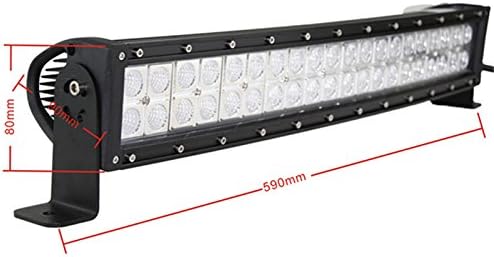 Alibaba Led Light 1pack of 120w curved light bar 23inch Waterproof Driving Lamp Combo Beamled Work Light Bar Off-road for Car Tractor Boat 4wd Truck 4x4 SUV ATV