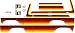 Traxxas 8078 Ford Bronco Decal Sheet, Sunset