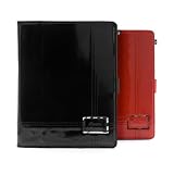 Proporta Apple iPad 2 Hochglanz Shine Hülle / Etui - Schwarz / Zebra